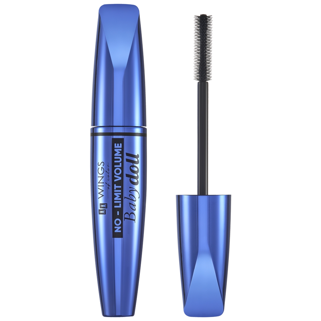 Oceanic AA WINGS OF COLOR No Limit Volume Baby Doll Maskara Efekt Sztucznych Rzęs