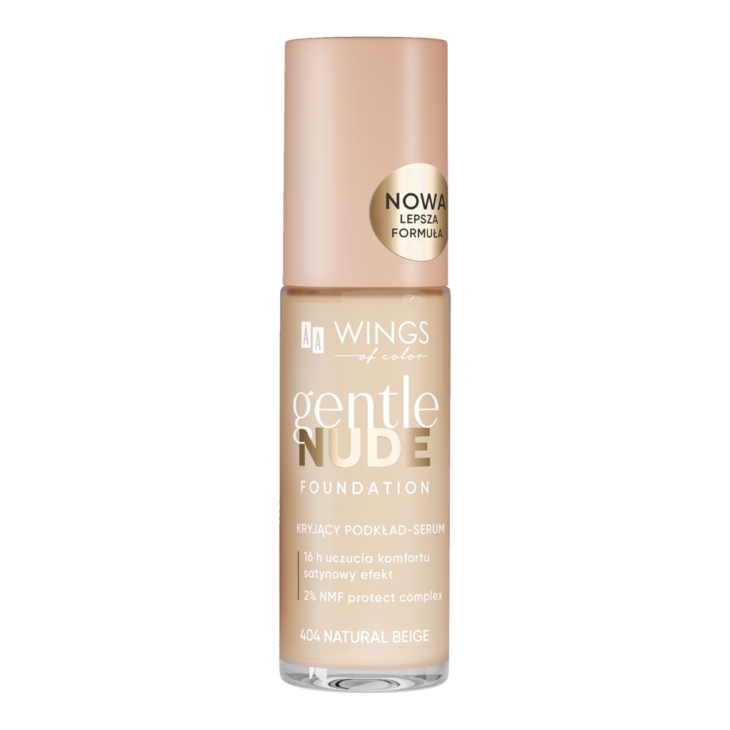 Oceanic AA WINGS OF COLOR Gentle Nude Foundation Kryjący podkład-serum 404 Natural Beige