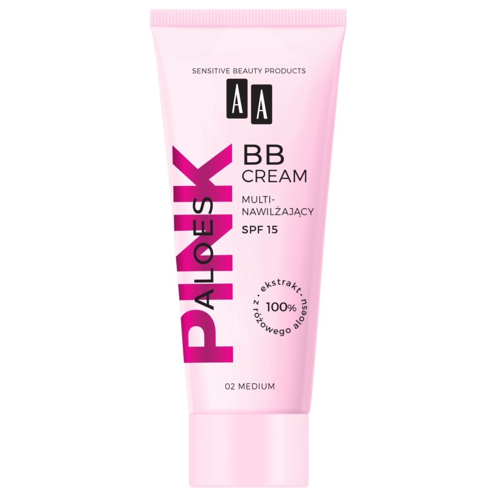 Oceanic AA Aloes Pink Multinawilżający Krem BB 02 Medium