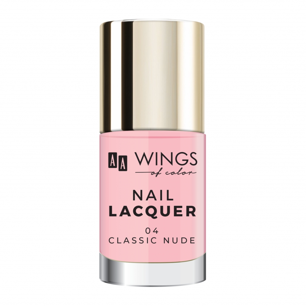 Oceanic AA WINGS OF COLOR Nail Lacquer Lakier do paznokci 04 Classic Nude