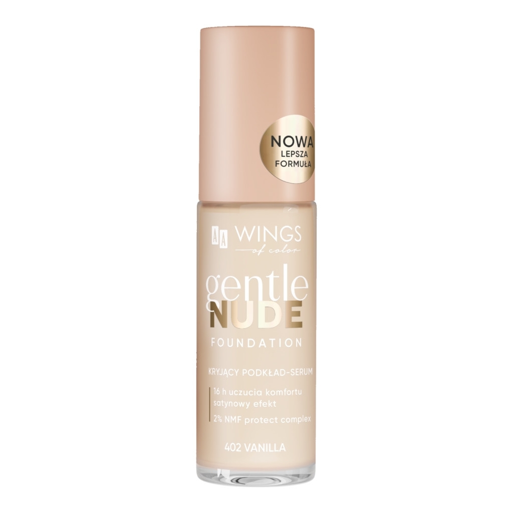 Oceanic AA WINGS OF COLOR Gentle Nude Foundation Kryjący podkład-serum 402 Vanilla