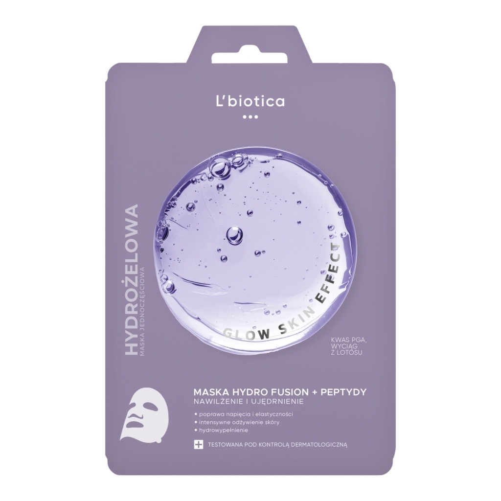 Oceanic L'BIOTICA PGA Hydro Fusion Hydrożelowa maska do twarzy z peptydami