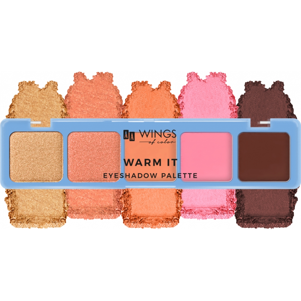Oceanic AA WINGS OF COLOR warm It eyeshadow palette 5*