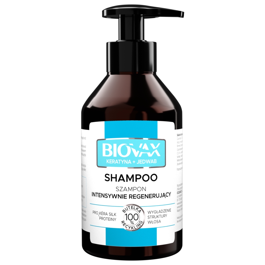 Oceanic BIOVAX Szampon Keratyna + Jedwab
