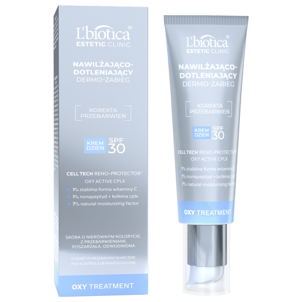 Oceanic L'BIOTICA Estetic Clinic OXY Treatment Nawilżająco-dotleniający dermo zabieg krem dzień SPF30