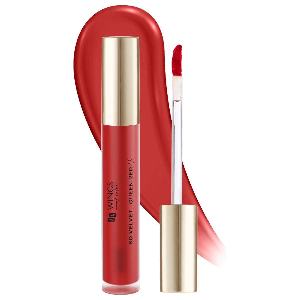Oceanic AA WINGS OF COLOR So Velvet Pomadka Matowa W Płynie Queen Red