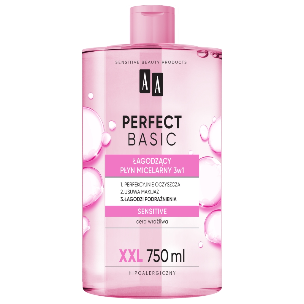 Oceanic AA Perfect Basic Łagodzący płyn micelarny 3w1 SENSITIVE