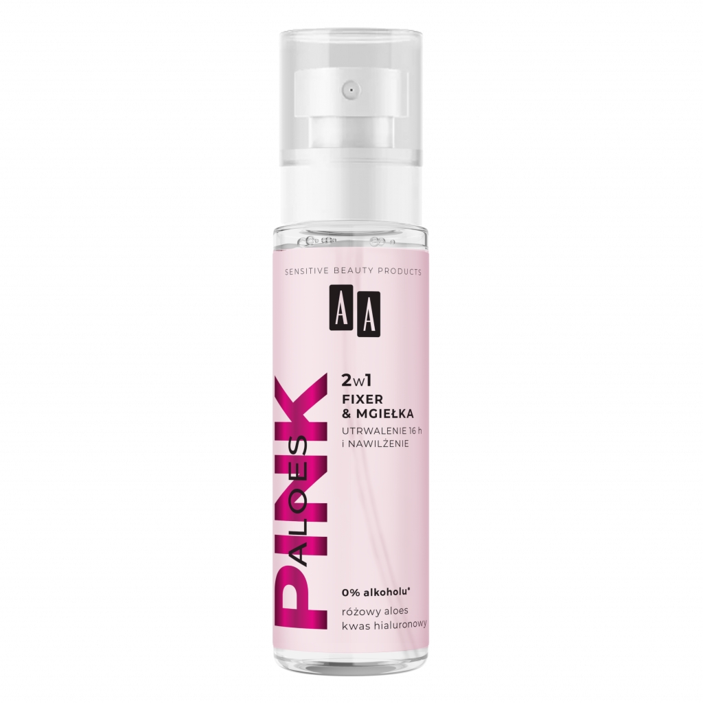 Oceanic AA Pink Aloes Utrwalająco-nawilżający spray 2w1