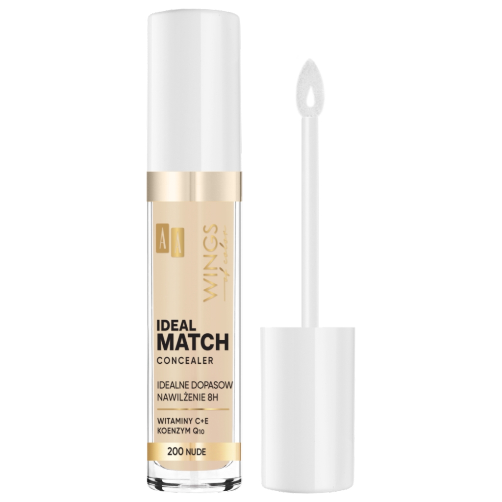 Oceanic AA WINGS OF COLOR Ideal Match Concealer Korektor Nawilżający 200 Nude