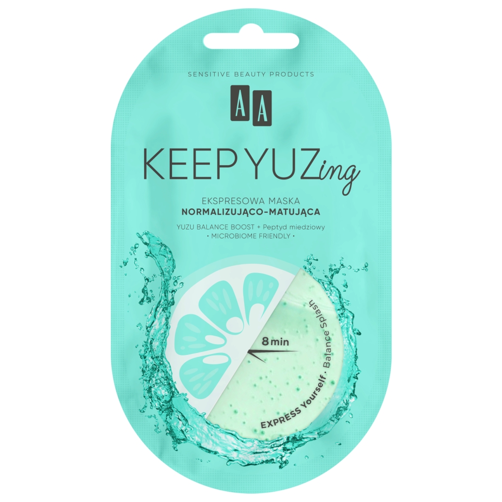 Oceanic AA Keep Yuzing Ekspresowa maska normalizująco-matująca