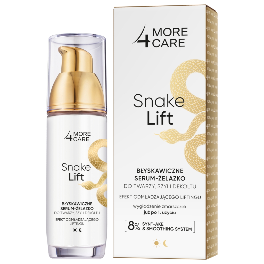 Oceanic More4Care Snake Lift Błyskawiczne serum-żelazko do twarzy szyi i dekoltu