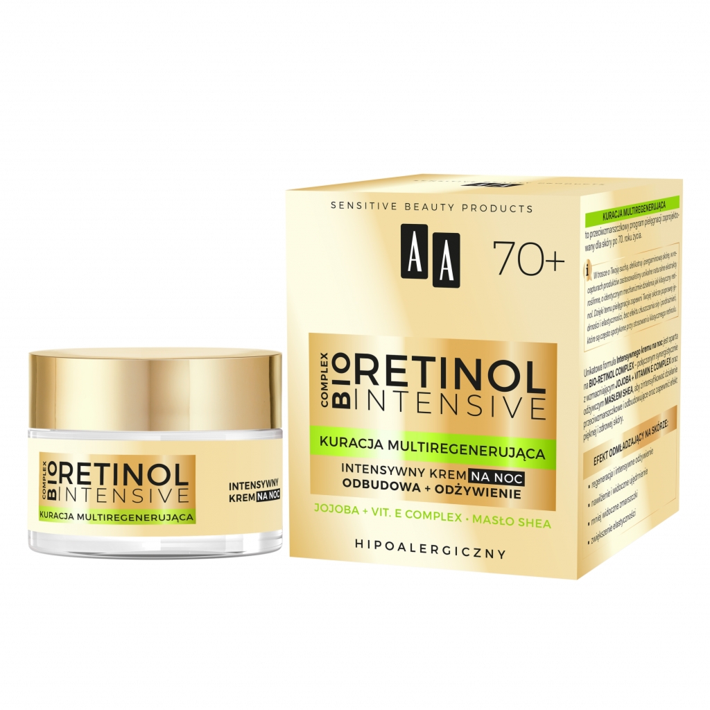 Oceanic AA RETINOL INTENSIVE 70+ Kuracja multiregenerująca intensywny krem na noc
