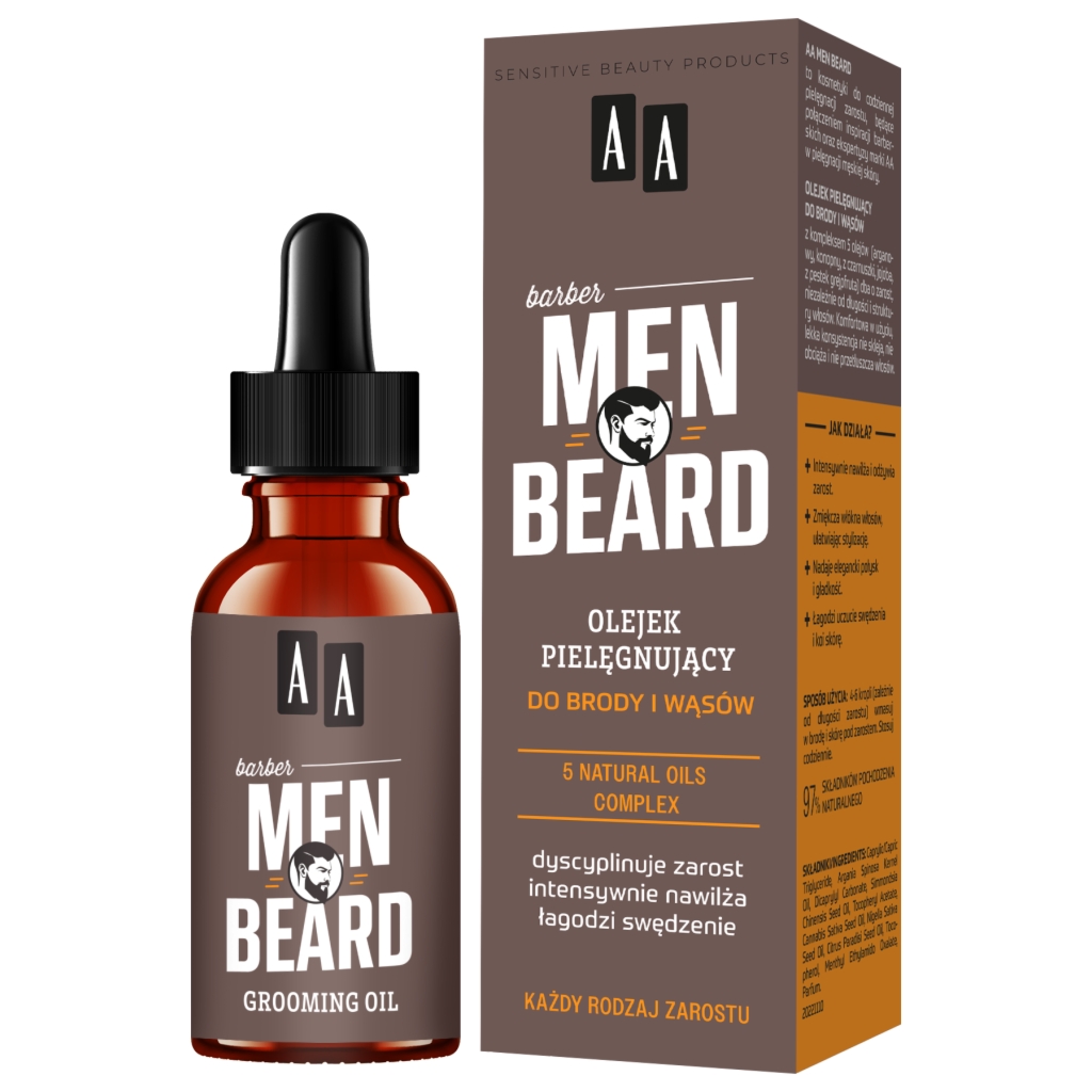 Oceanic AA MEN Beard Olejek pielęgnujący do brody i wąsów