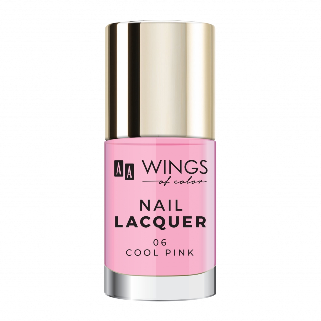 Oceanic AA WINGS OF COLOR Nail Lacquer Lakier do paznokci 06 Cool Pink