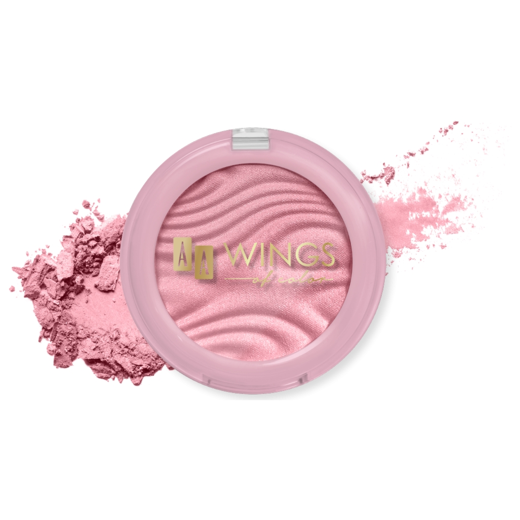 Oceanic AA WINGS OF COLOR Blush & Go Róż do policzków 02 Light Pink