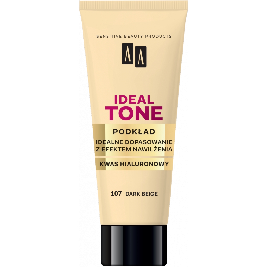 Oceanic AA Make Up Ideal Tone foundation Perfekcyjne dopasowanie 107 dark beige