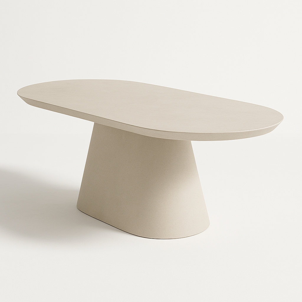 Stół z mikrocementu "LOBOS" - 180x90cm