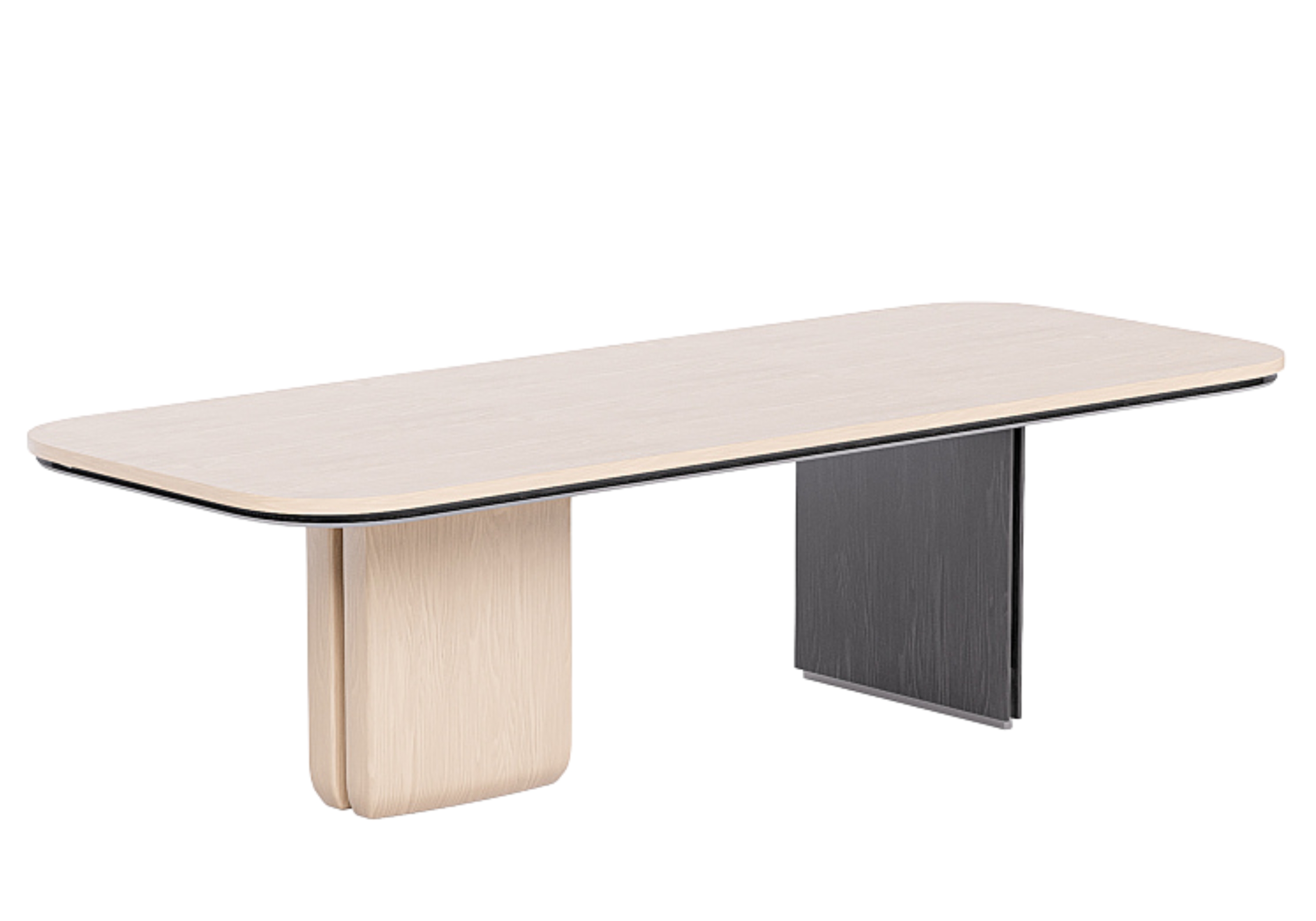 Stół drewniany "MERIDAN" - 240x100cm+2x40cm