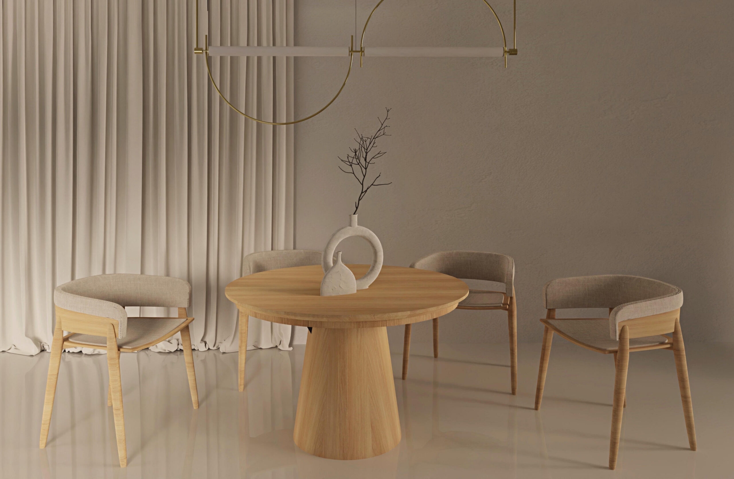 Stół drewniany "LIZBONA 2" - 120cm