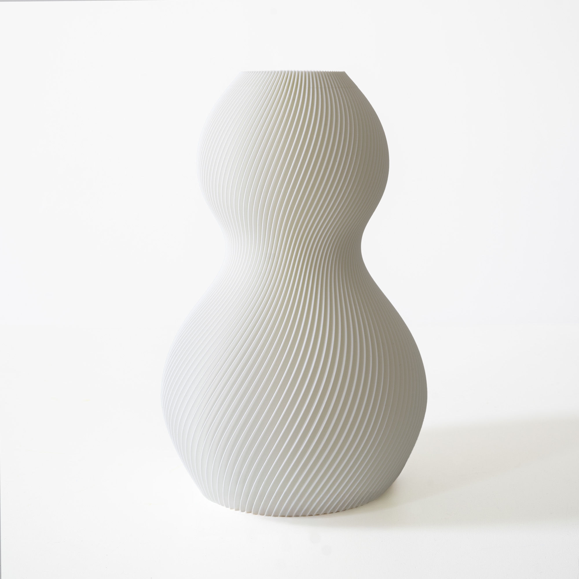 Wazon dekoracyjny "MELODIA" - 18cm - CIEPŁA BIEL