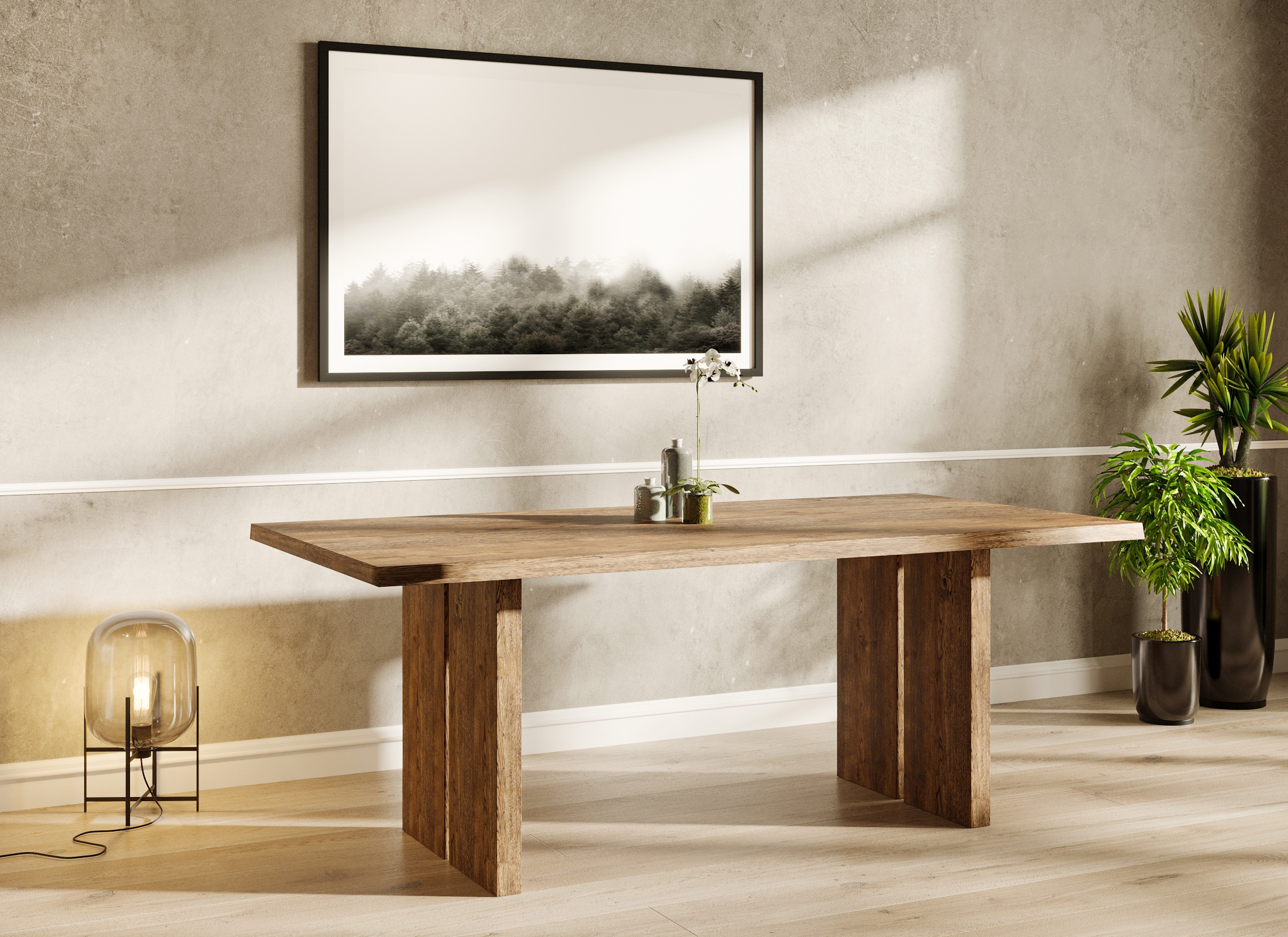 Stół drewniany "BOCO" - 300x100cm