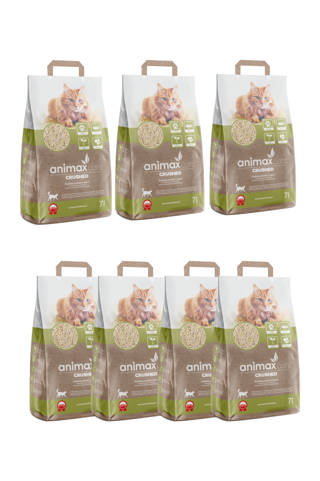 AnimaxKot  Kruszon zbrylający - 49l