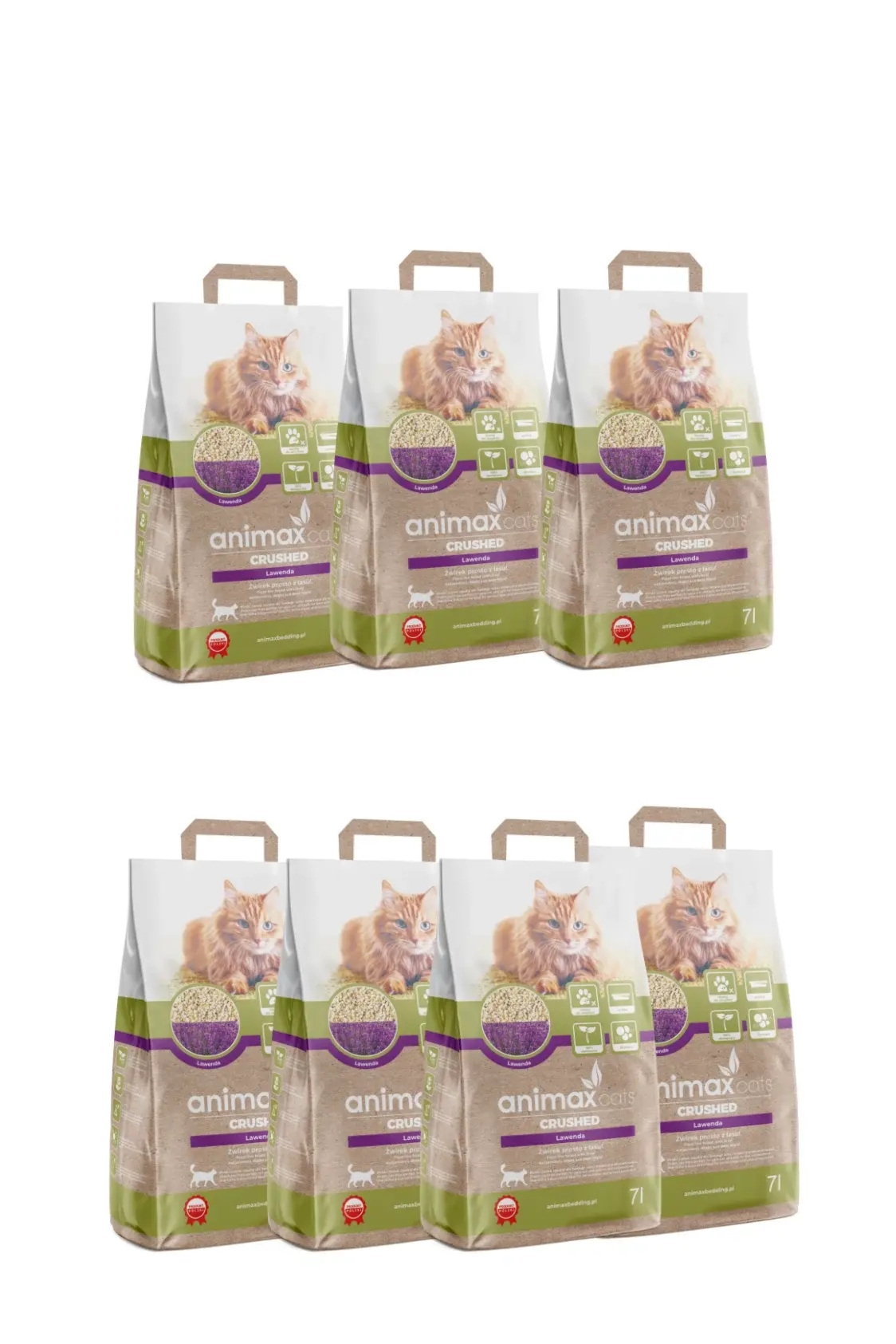 AnimaxKot kruszon zbrylający Lawenda - 49l