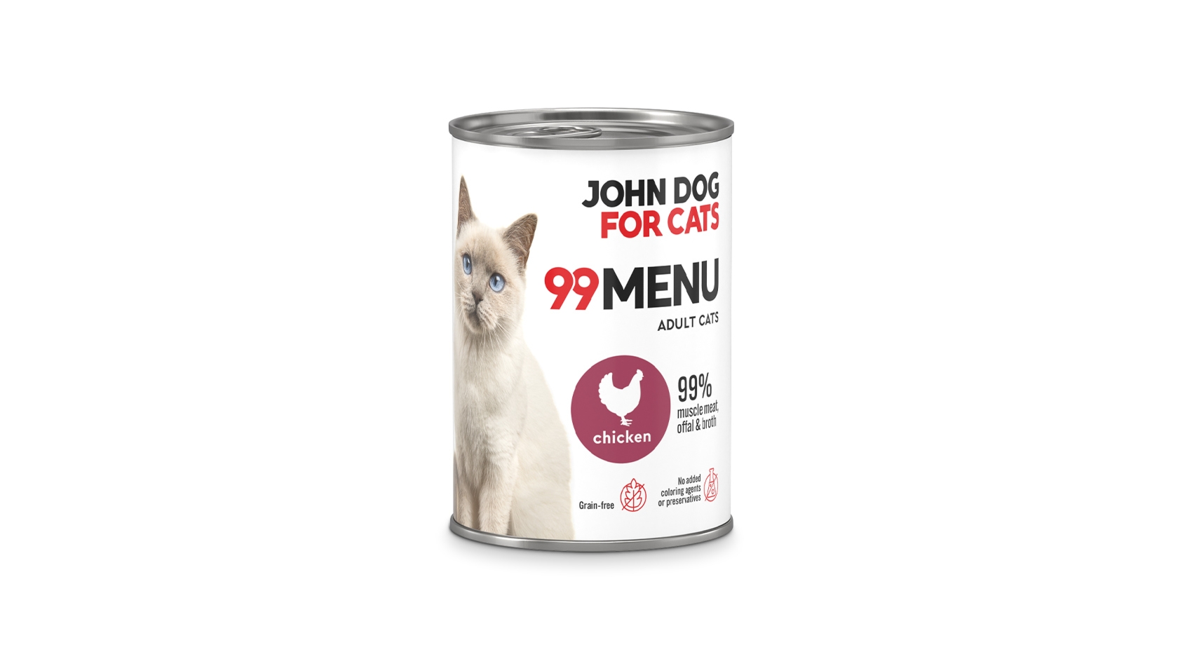 Karma mokra John Dog for Cats kurczak - 400g