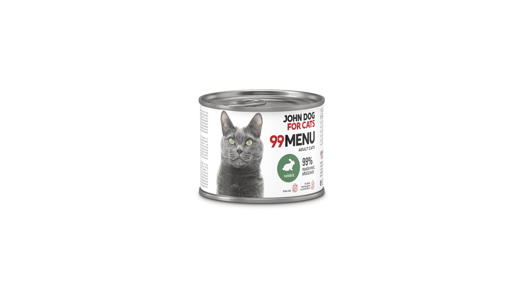 Karma mokra  John Dog for Cats królik - 200g