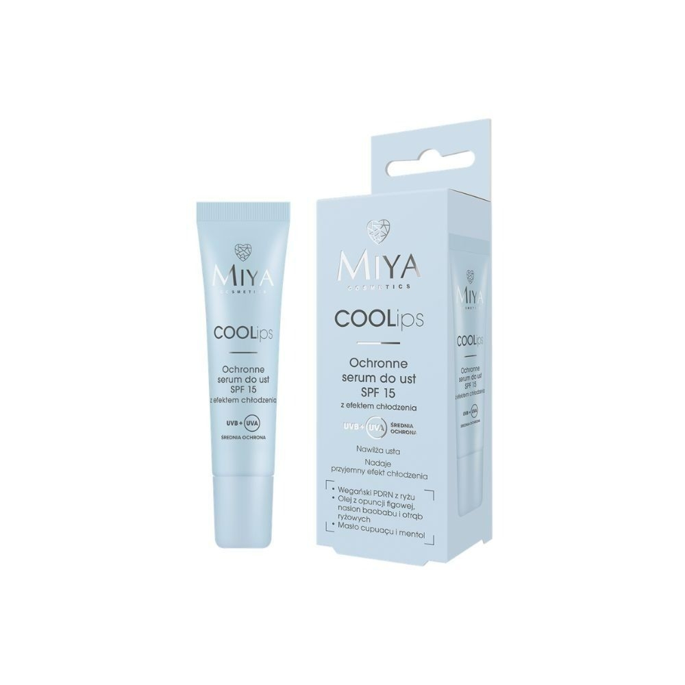 Miya Ochronne serum do ust z SPF 15 z efektem chłodzenia