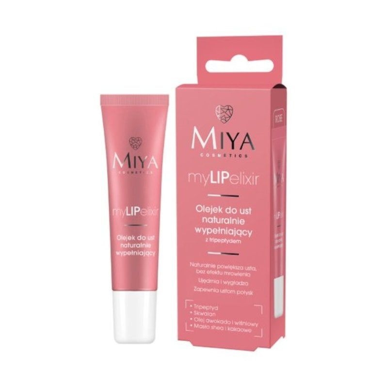 Miya Olejek do ust naturalnie wypełniający rose
