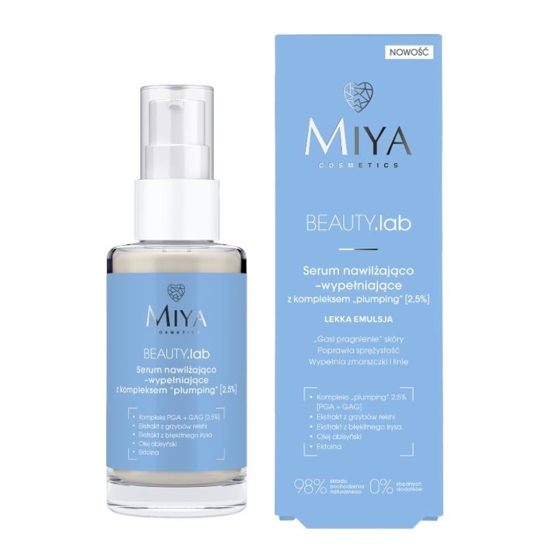Miya Serum nawilżająco-wypełniające z kompleksem „plumping” [2,5%]
