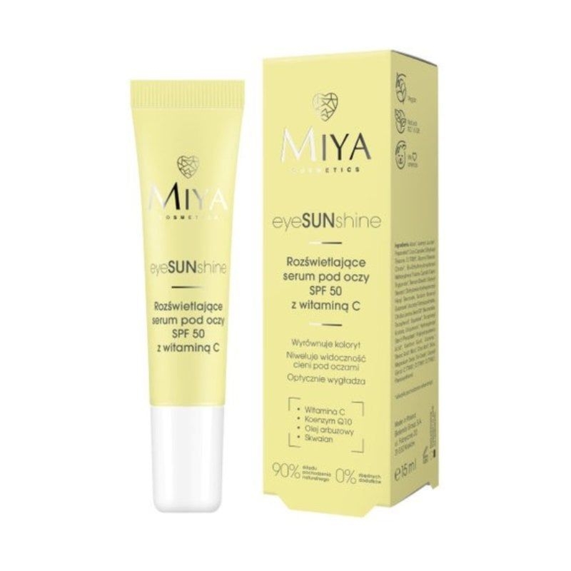Miya Rozświetlające serum pod oczy SPF 50
