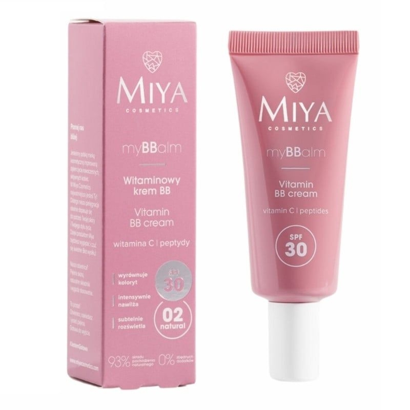 Miya Witaminowy krem BB SPF 30- 02 natural
