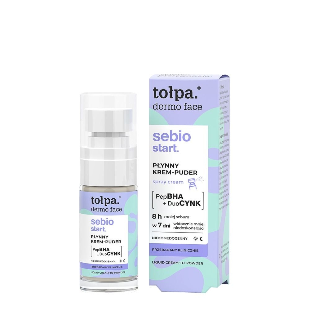 tołpa. sebio start. płynny krem-puder, 30 ml​