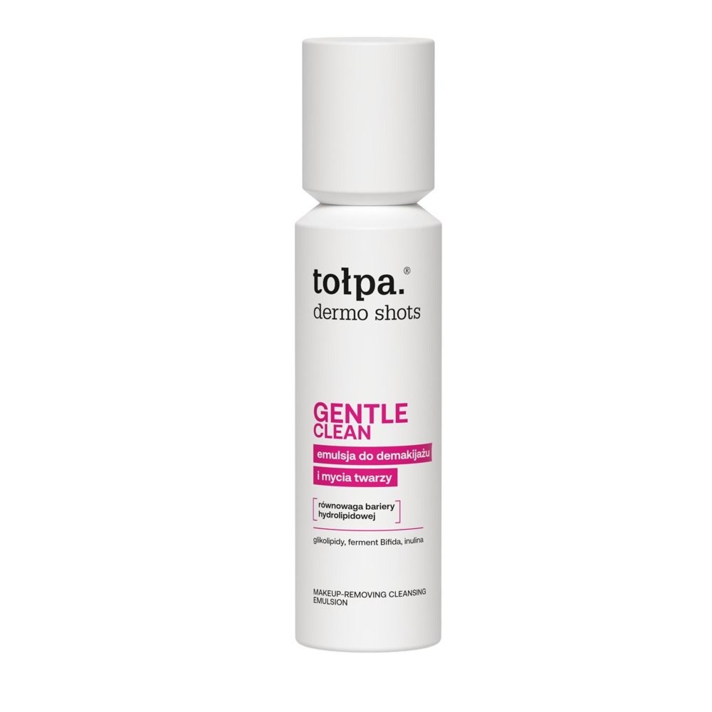 tołpa. dermo shots emulsja do demakijażu i mycia twarzy GENTLE CLEAN, 120 ml