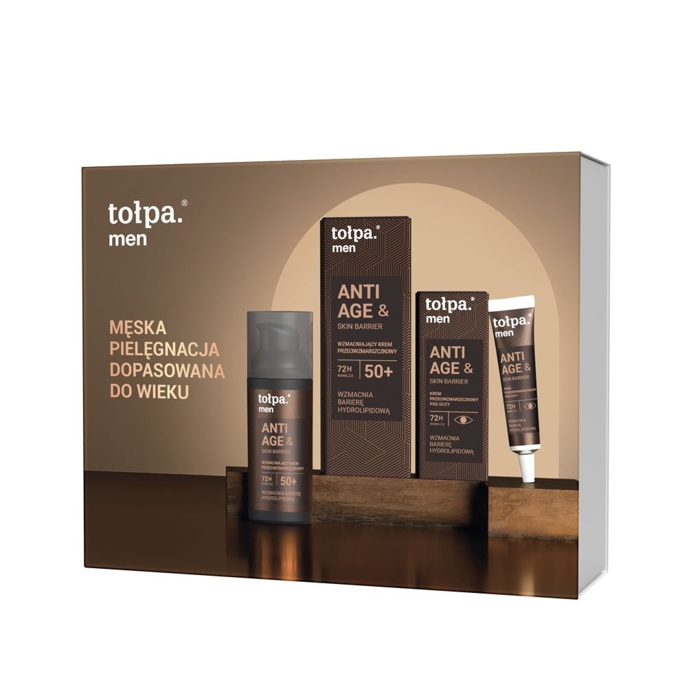Tołpa . anti age & skin barrier zestaw tołpa men anti age age&skin barrier
