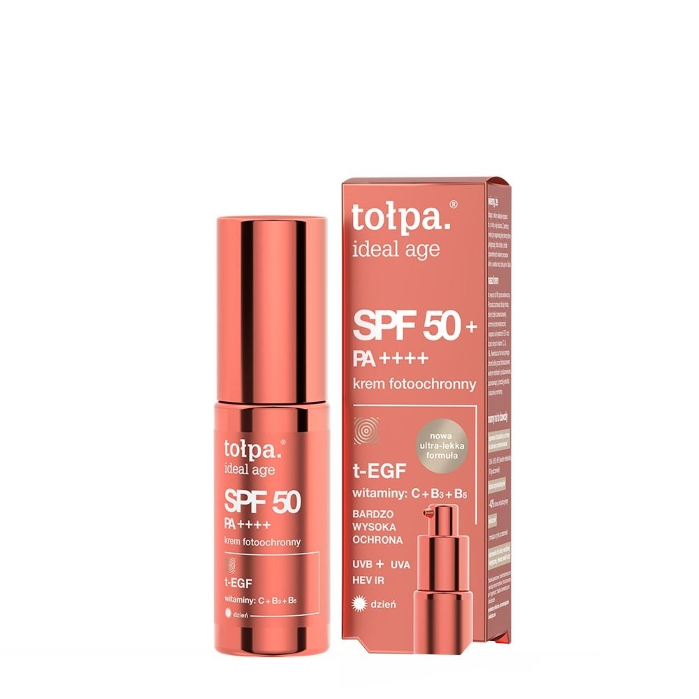 tołpa. ideal age krem fotoochronny SPF 50+, PA++++, 30 ml