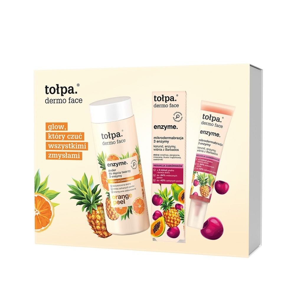 Tołpa . enzyme. zestaw tołpa. dermo face enzyme.
