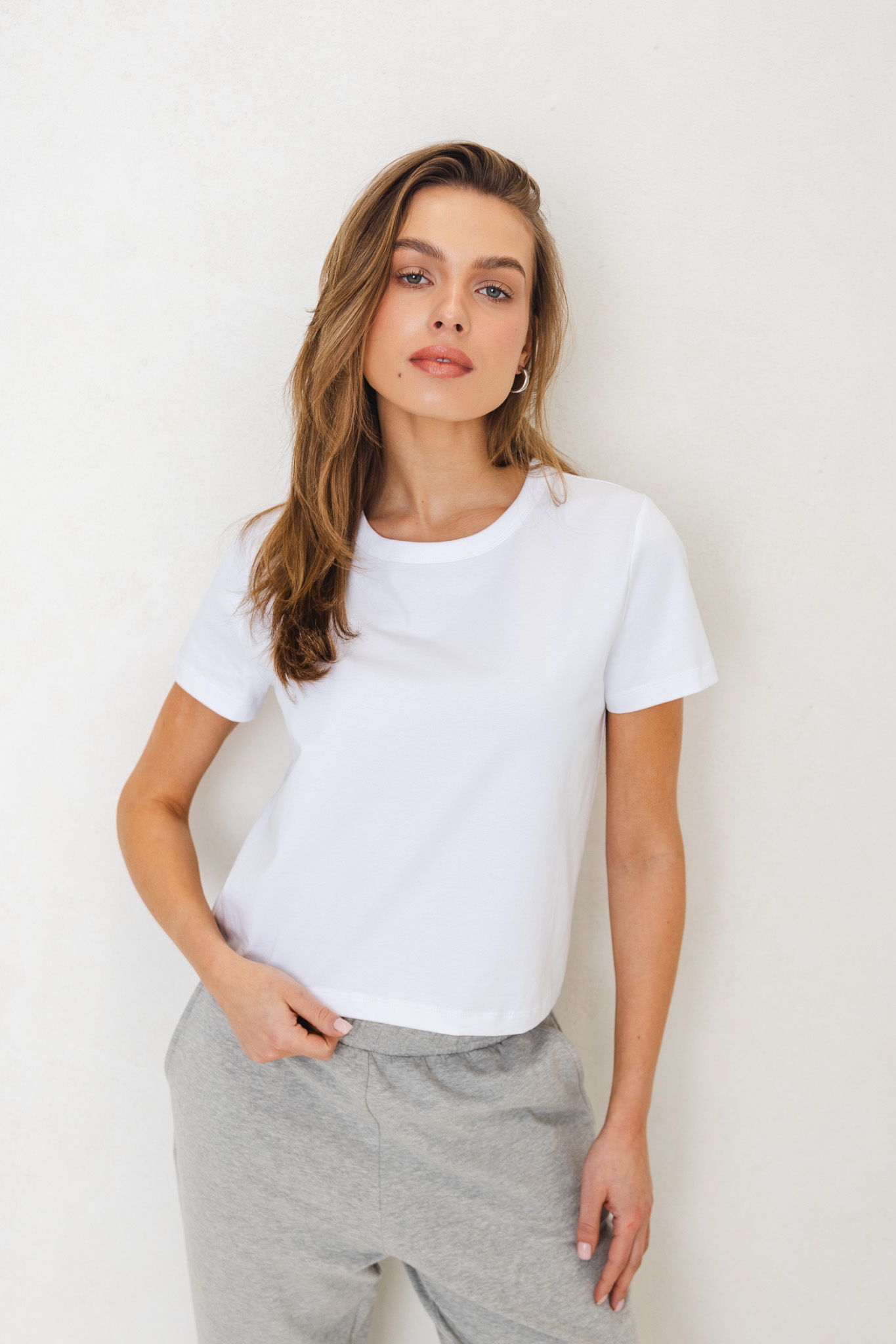 T-SHIRT PIPER BIAŁY M - Flawless