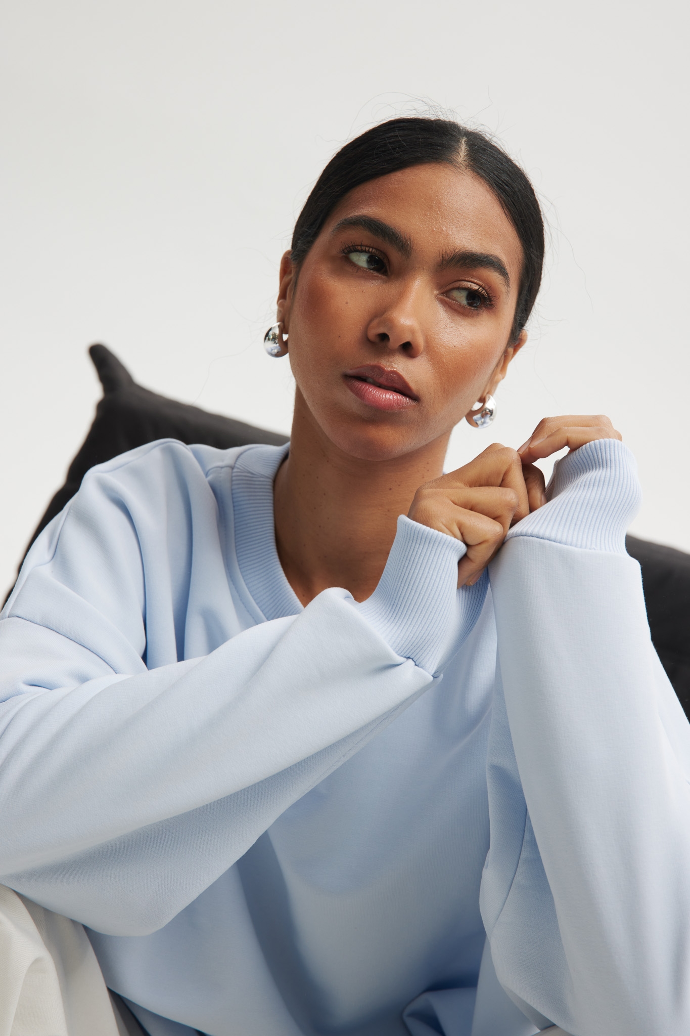 BLUZA JESS BABY BLUE One size - Flawless