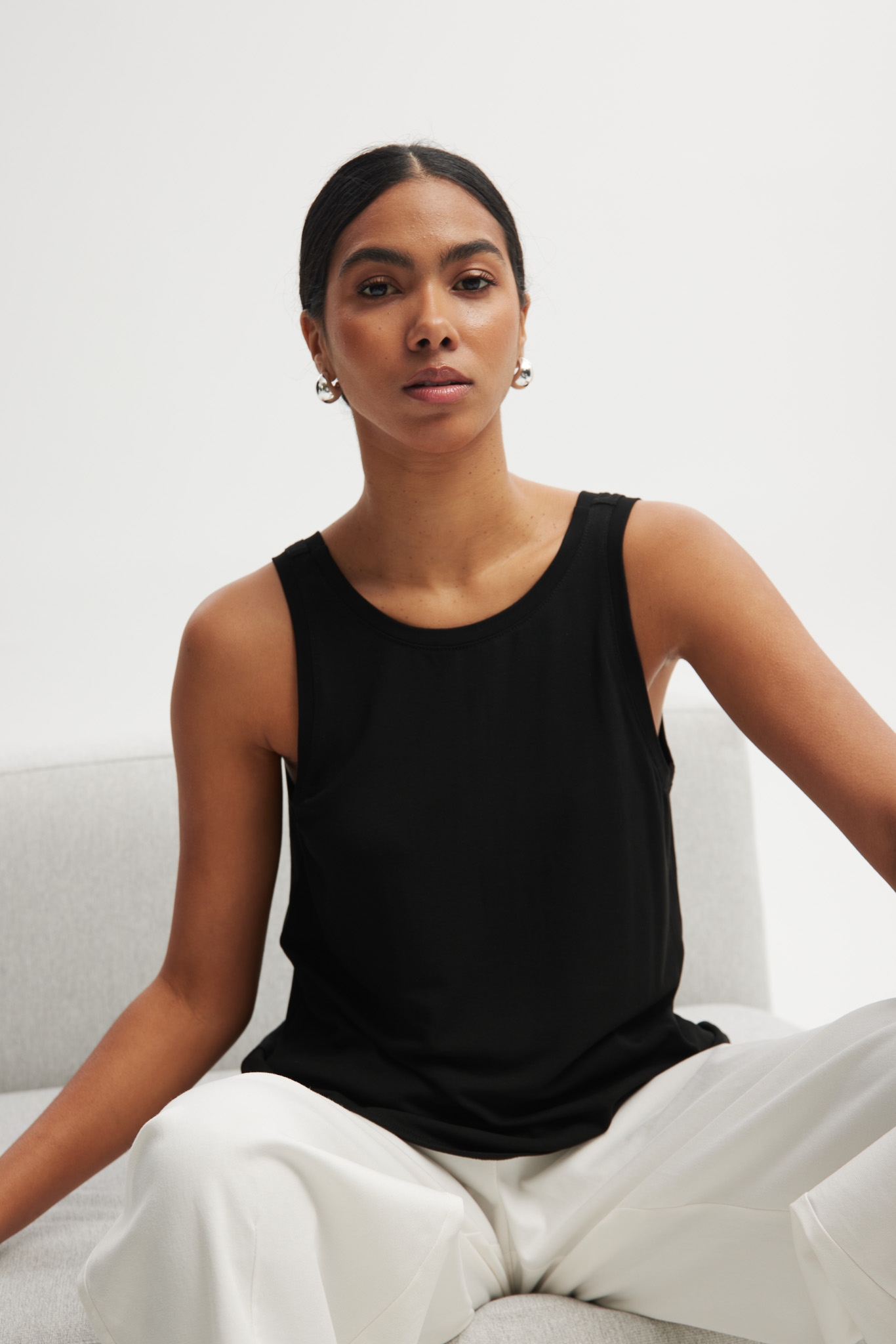 TOP LUMI CZARNY M - Flawless