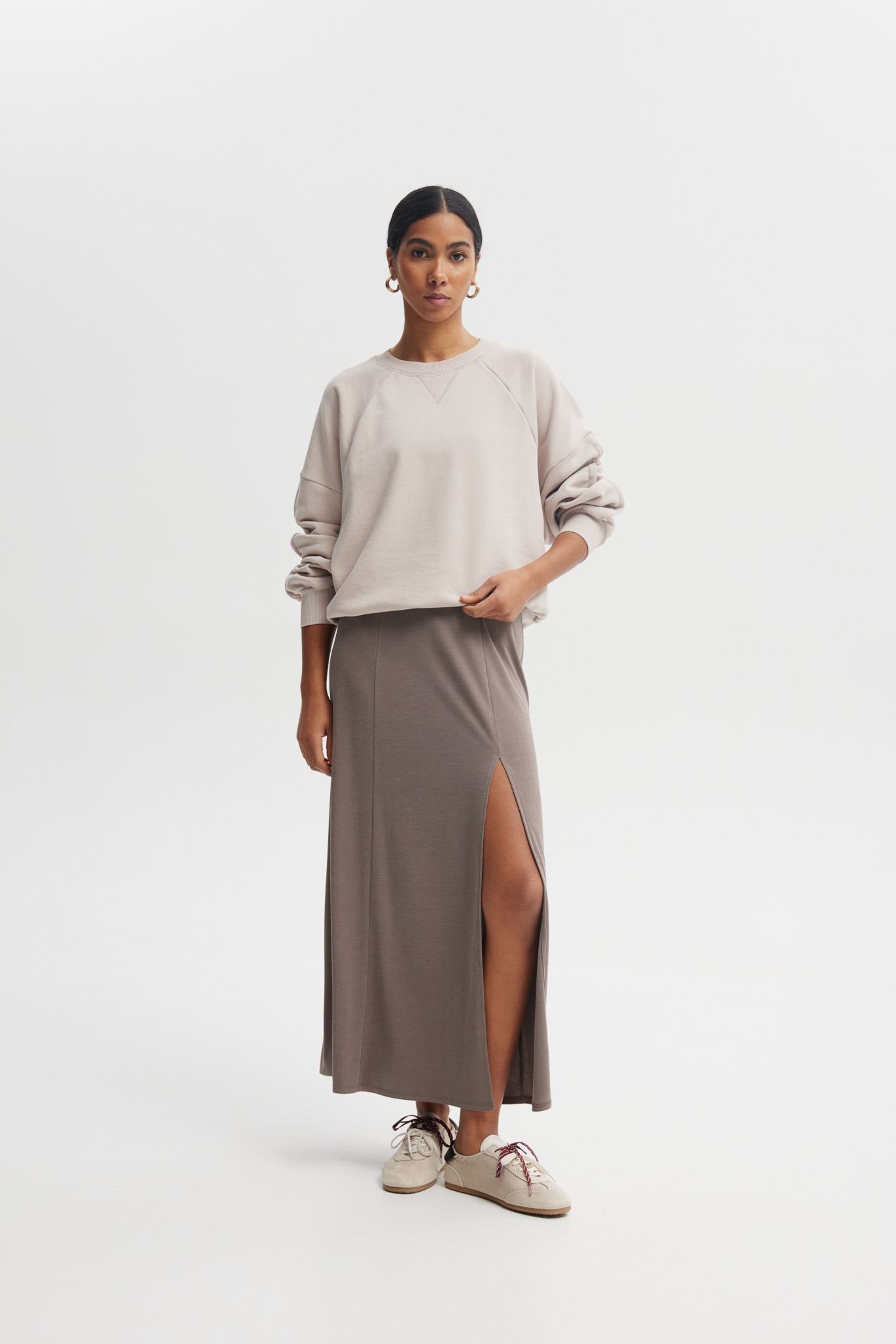 SPÓDNICA KATE KAKAO M - Flawless