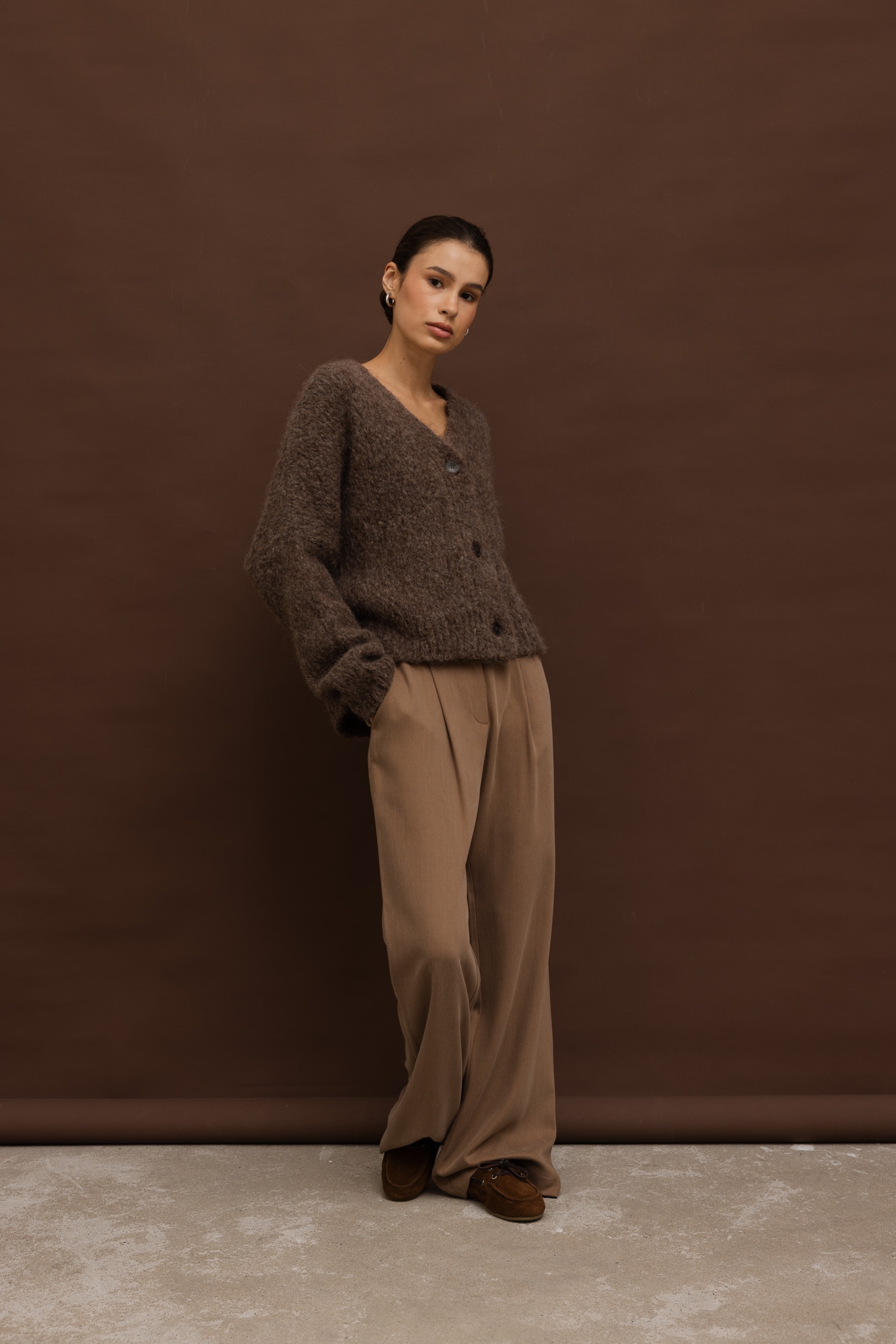 SPODNIE MIRA ORZECHOWE M - Flawless