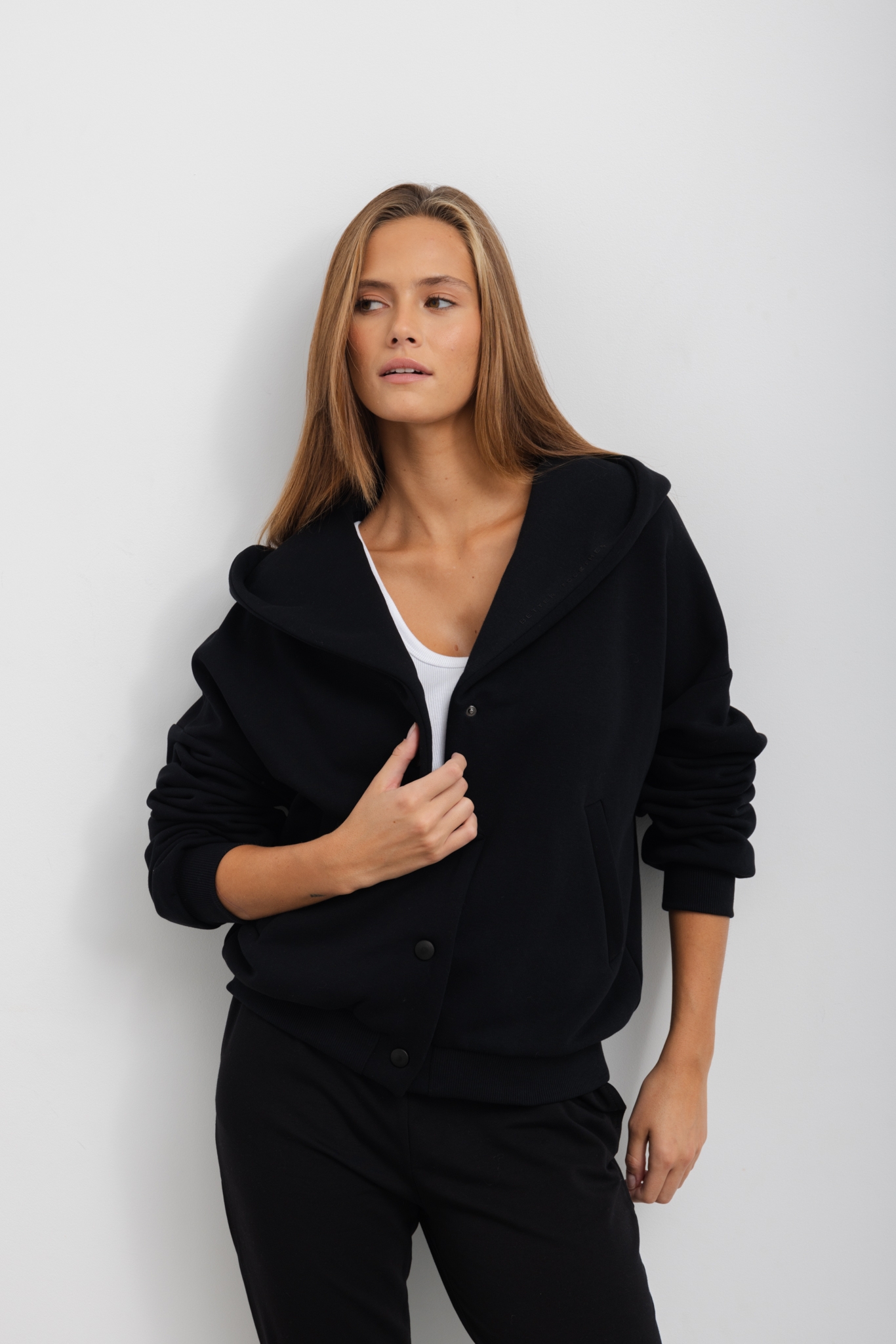 BLUZA LOREN CZARNA M - Flawless