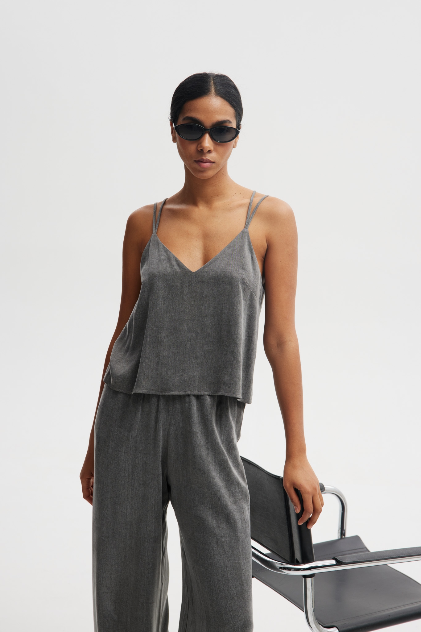 TOP LEXI SZARY S - Flawless