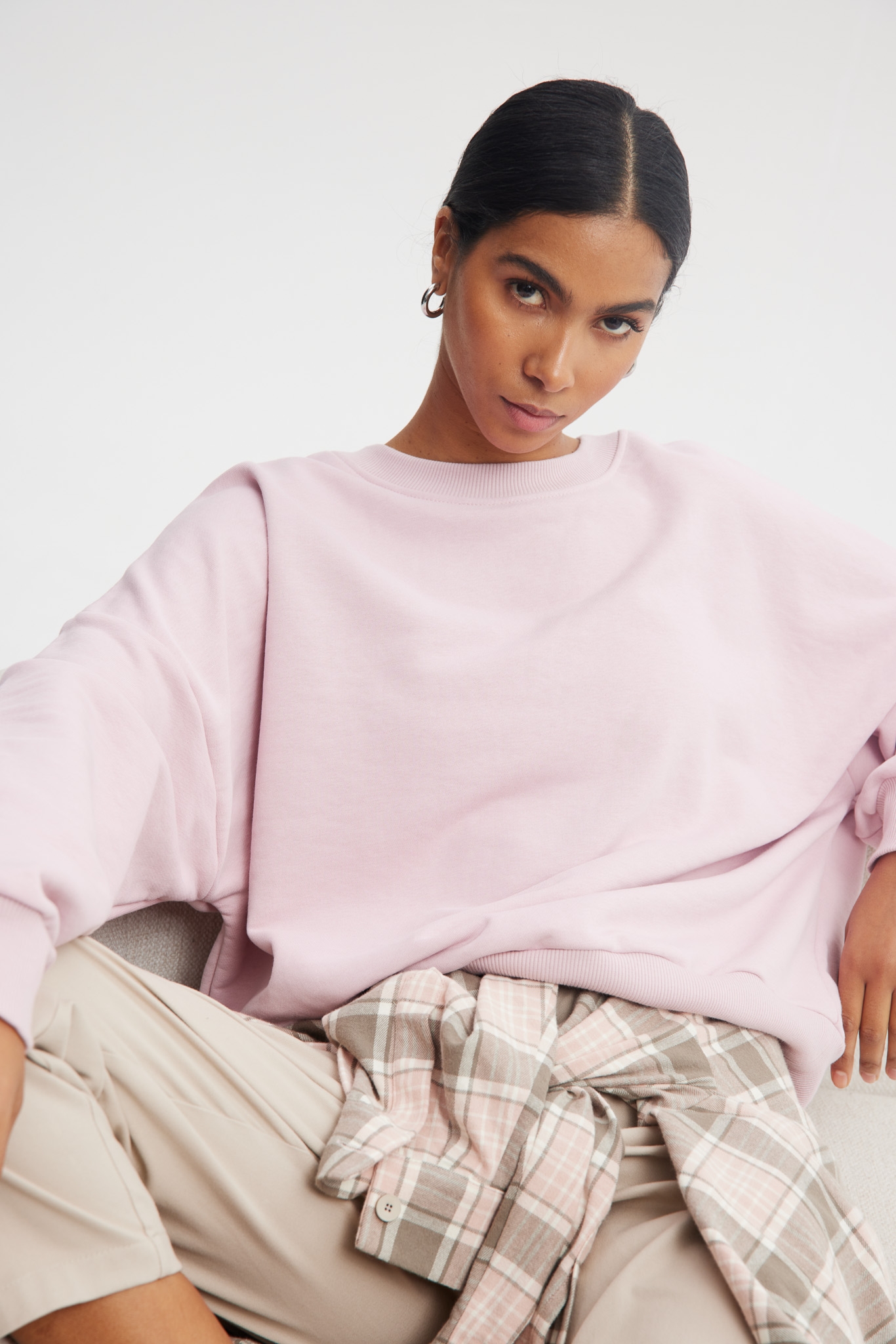 BLUZA JESS JASNO RÓŻOWA One size - Flawless