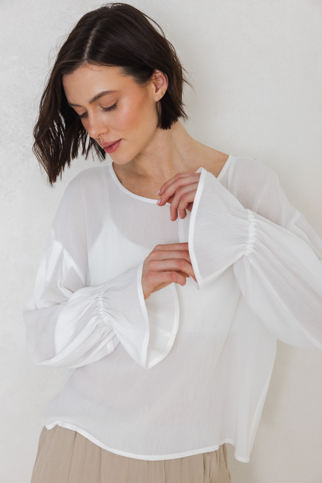 BLUZKA NOEL ECRU S - Flawless