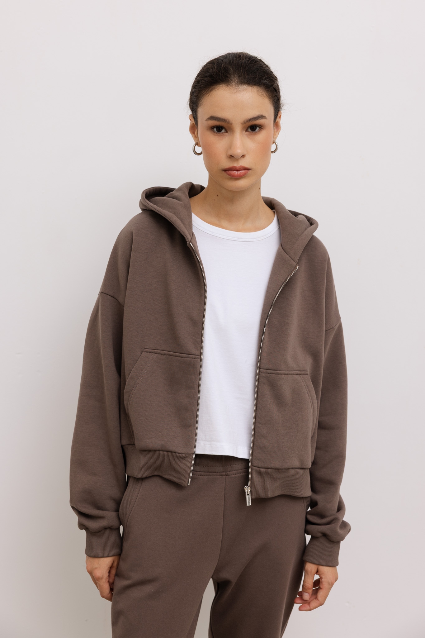 BLUZA AGA KAKAO S - Flawless