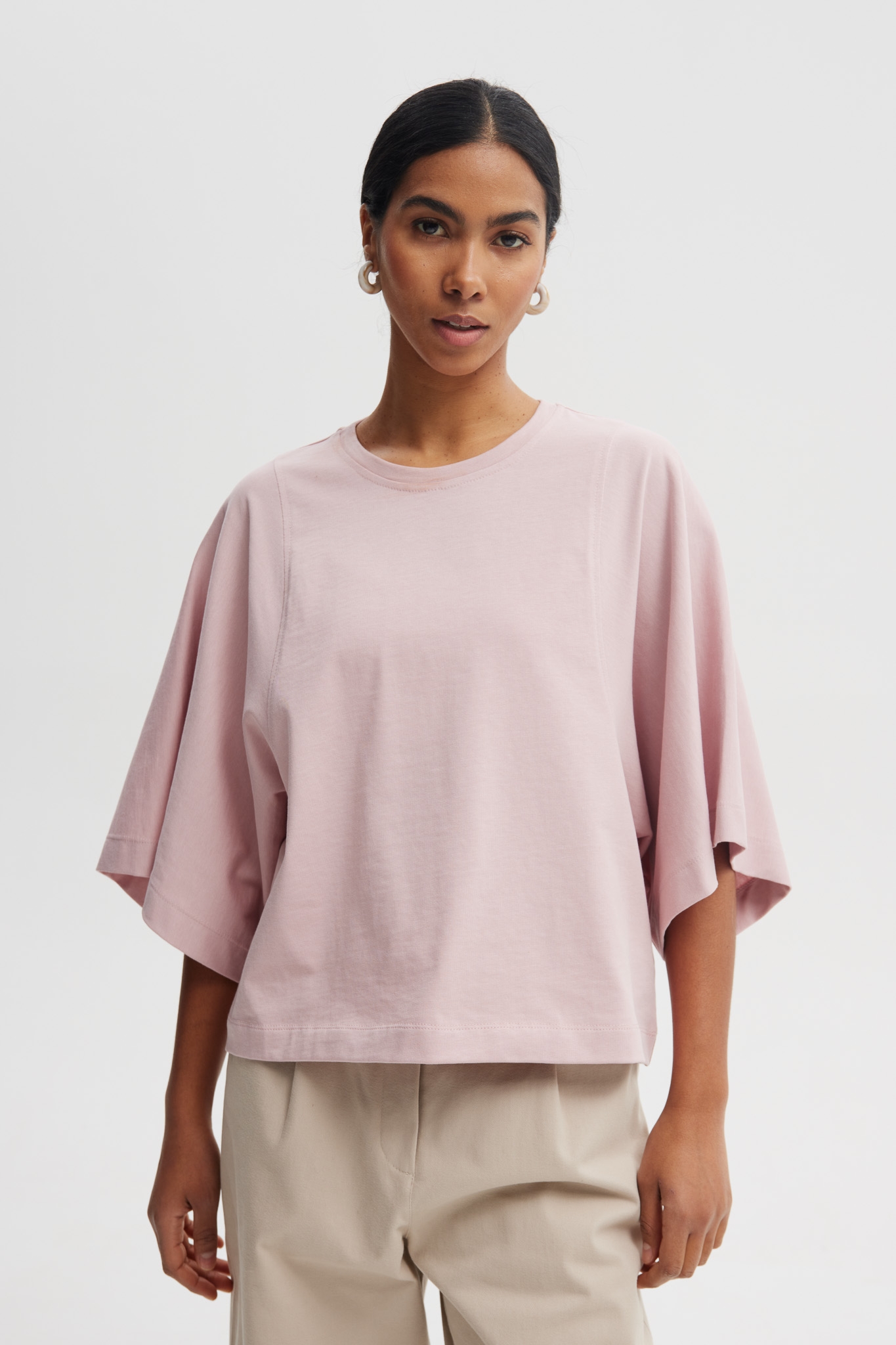 T-SHIRT LUNA RÓŻOWY S - Flawless